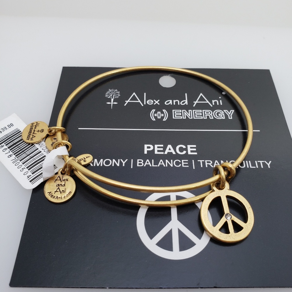NWT Alex and Ani Peace retired rare